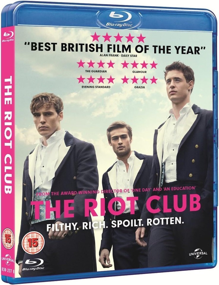 The Riot Club (Bluray) Natalie Dormer Sam Claflin Douglas Booth (UK