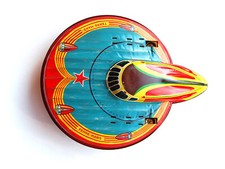 OVNI SFA Soucoupe Volante tôle uniquement le corps du jouet (Joustra CIJ JEP)