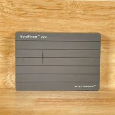 Selectronics Wordfinder 220 HH-220 Gray Spelling Checker Thesaurus
