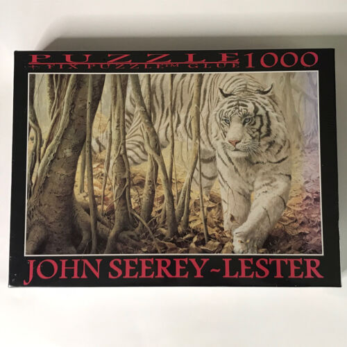 John Seerey-Lester Puzzle 1000 Softly, Softly White Tiger Fink & Company - New - Picture 1 of 6