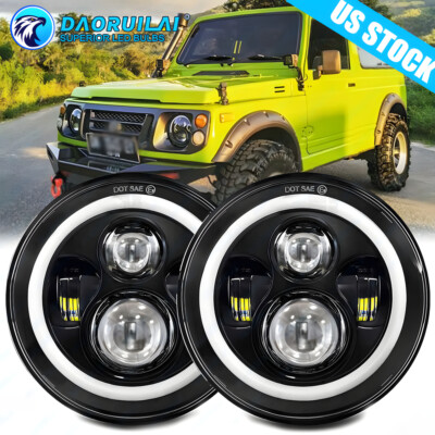 Auto Koplamp Lens Cover Voor Suzuki Voor Samurai Voor Jimmy 4X4 7 inch