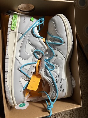 Last price change Size 10.5 - Nike Off-White x Dunk Low  Lot 02 of 50 