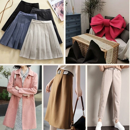 Double-sided Cashmere Fabric Thick Brushed Woolen Fabric for Winter Coat Sewing - Picture 5 of 37