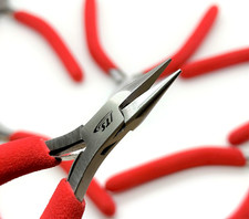 Chain Nose Pliers Wire Wrapping 148mm Foam Handles Ergonomic Jewelry Making Tool