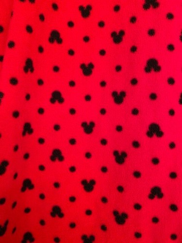 DISNEY Fleece MICKEY Footie Pajamas - SIZE Mens S/M sleepwear kids ONE PIECE PJs - Picture 5 of 6
