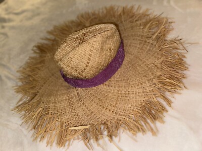 Oseree Lumiere Straw Hat, Size 58, New Without Tags. | eBay display picture 1