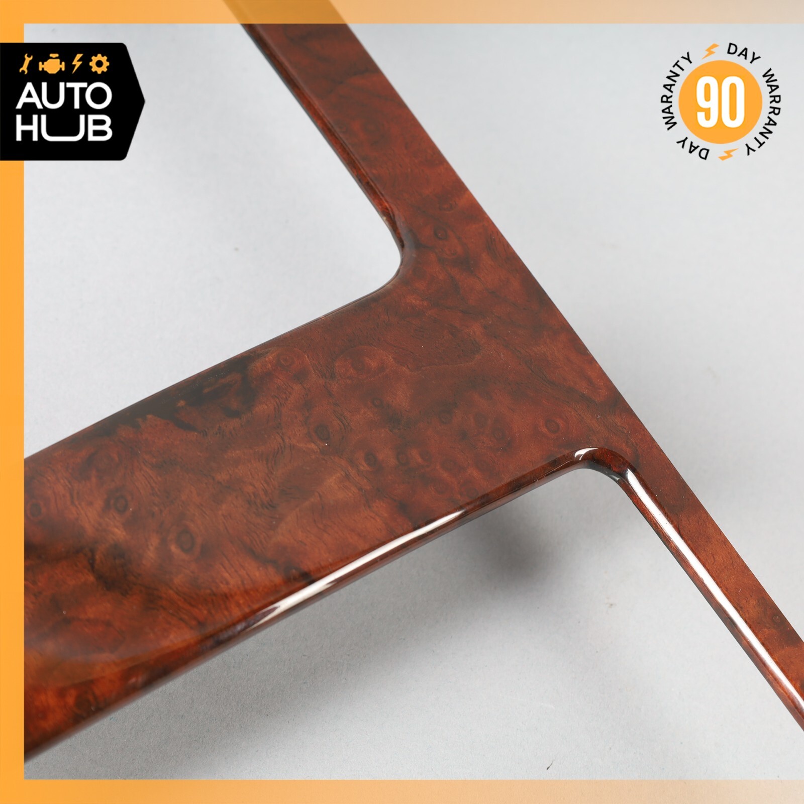 03-10 Bentley Continental GT Coupe Rear Center Console Trim Bezel Wood OEM 31k