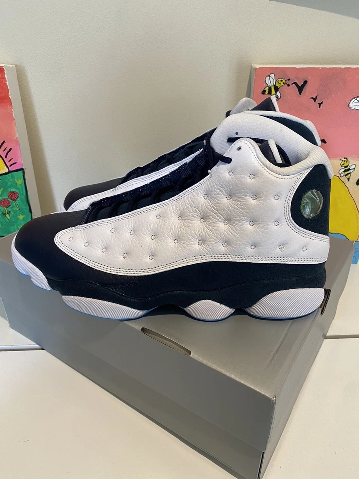 Jordan 13 Retro 'Obsidian' Powder Blue New (US10.5 Mens) - image 2 of 4
