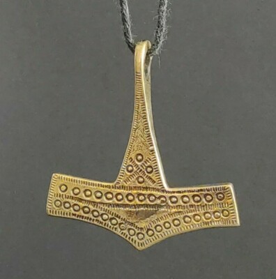 Danish Mjolnir From Bornholm, Romersdal Replica Hammer of Thor