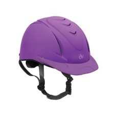 Ovation Deluxe Schooler Riding Helmet, Purple, Large/XL