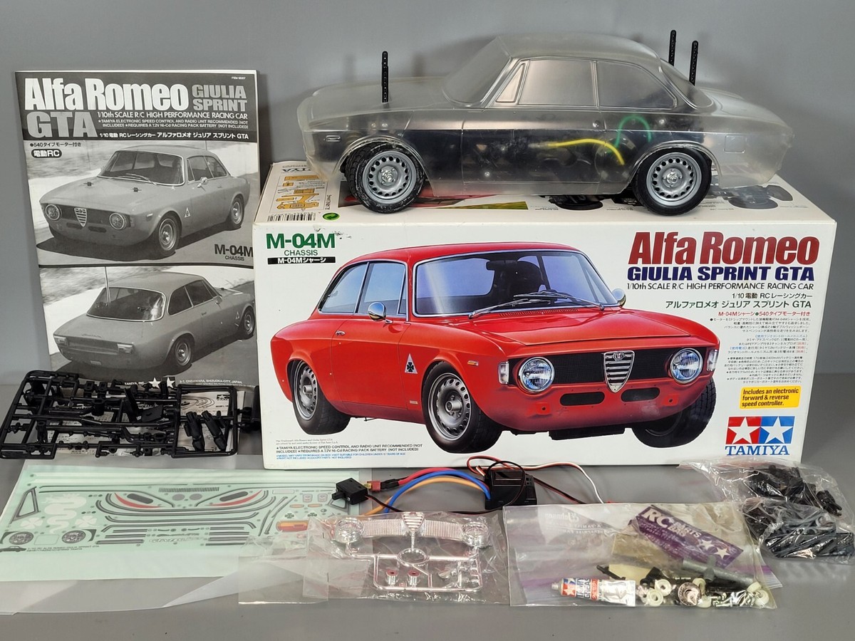 Tamiya 58307 Alfa Romeo Giulia Sprint GTA M-04M RC Car Kit +