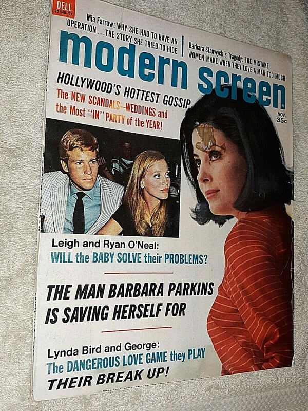 November 1967 Modern Screen Hollywood Magazine - Sexy Celebrities & Vintage Ads