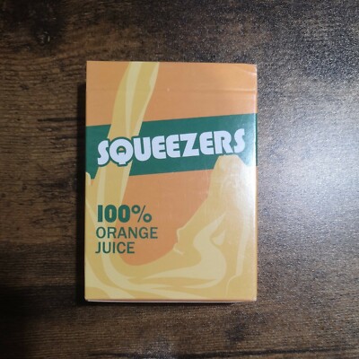 Squeezers V1 Orange Playing Cards USPCC New & Sealed Limited Edition Deck