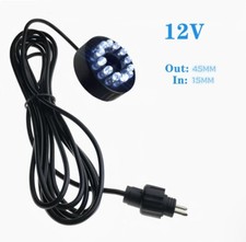 12V Underwater 12-LED Light Ring Submersible Fountain Pond Garden AC Adapter