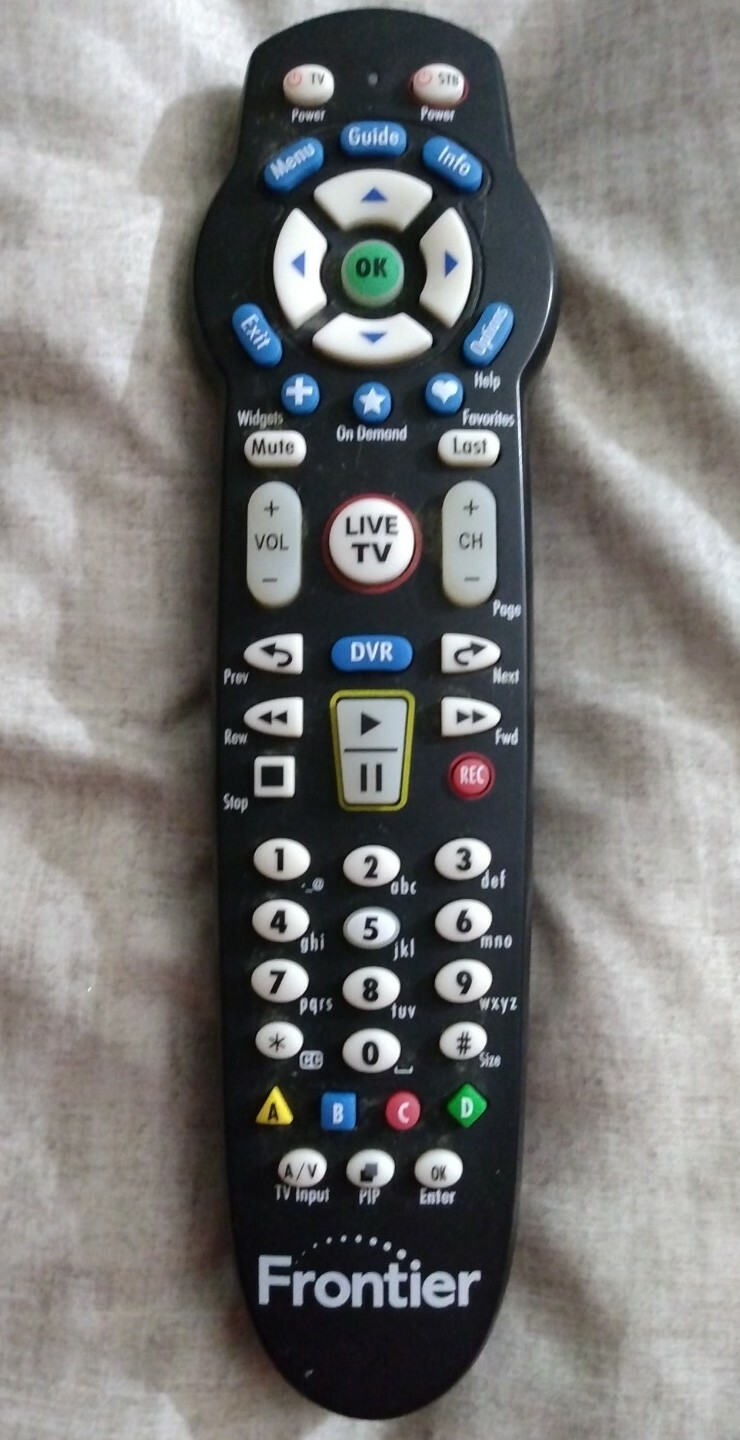 Frontier Remote Frontier Verizon VZ P265v3 RC Factory Original FiOS TV Cable Box Remote ...