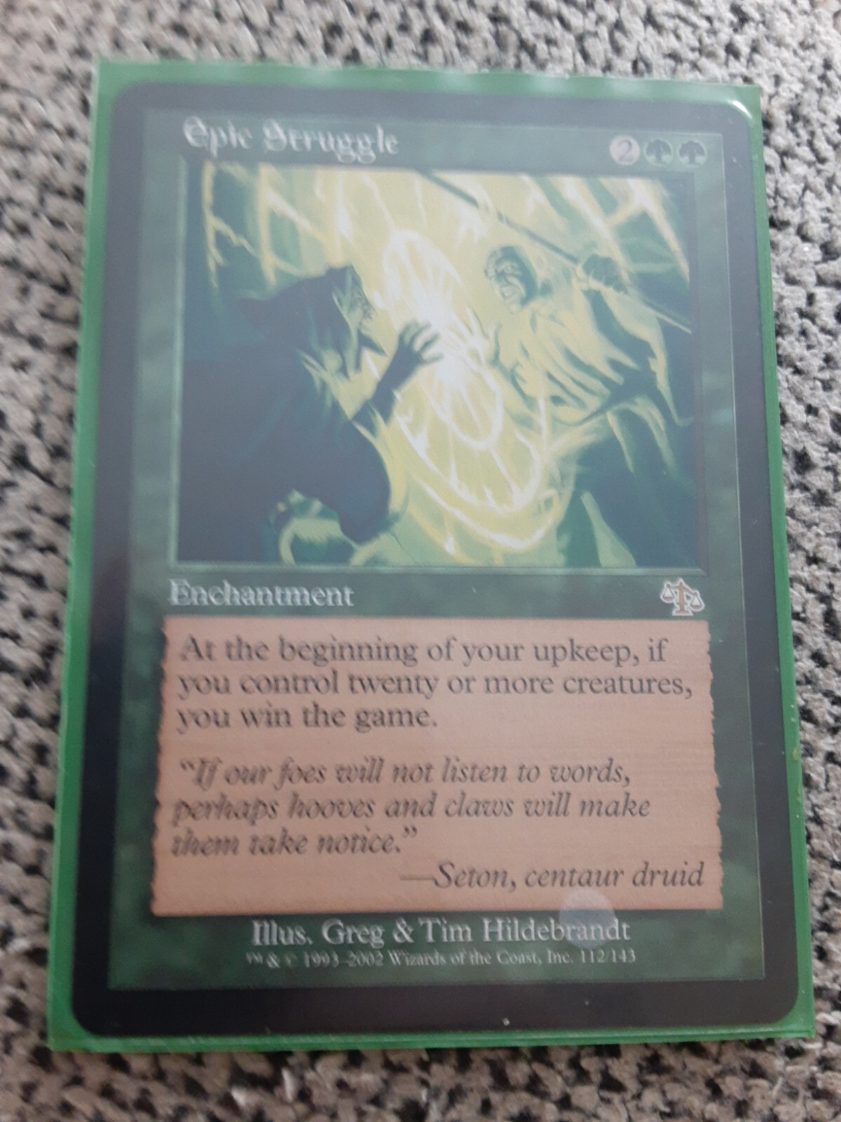 MTG Epic Struggle judgement 112/143