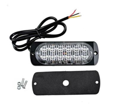10 Pcs Amber Recovery Strobe 6 LED Lights Orange Grill Breakdown - Foto 8