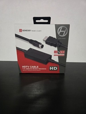 Hyperkin HDTV HDMI Cable for Sega Genesis 1 2 3 Open Box Never Used