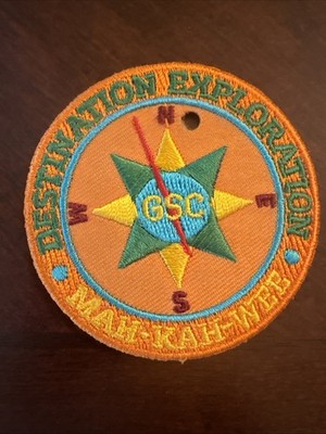 Girl Scout GS Fun Patch GIRL SCOUT GSC Destination Exploration MAH-KAH-WEE