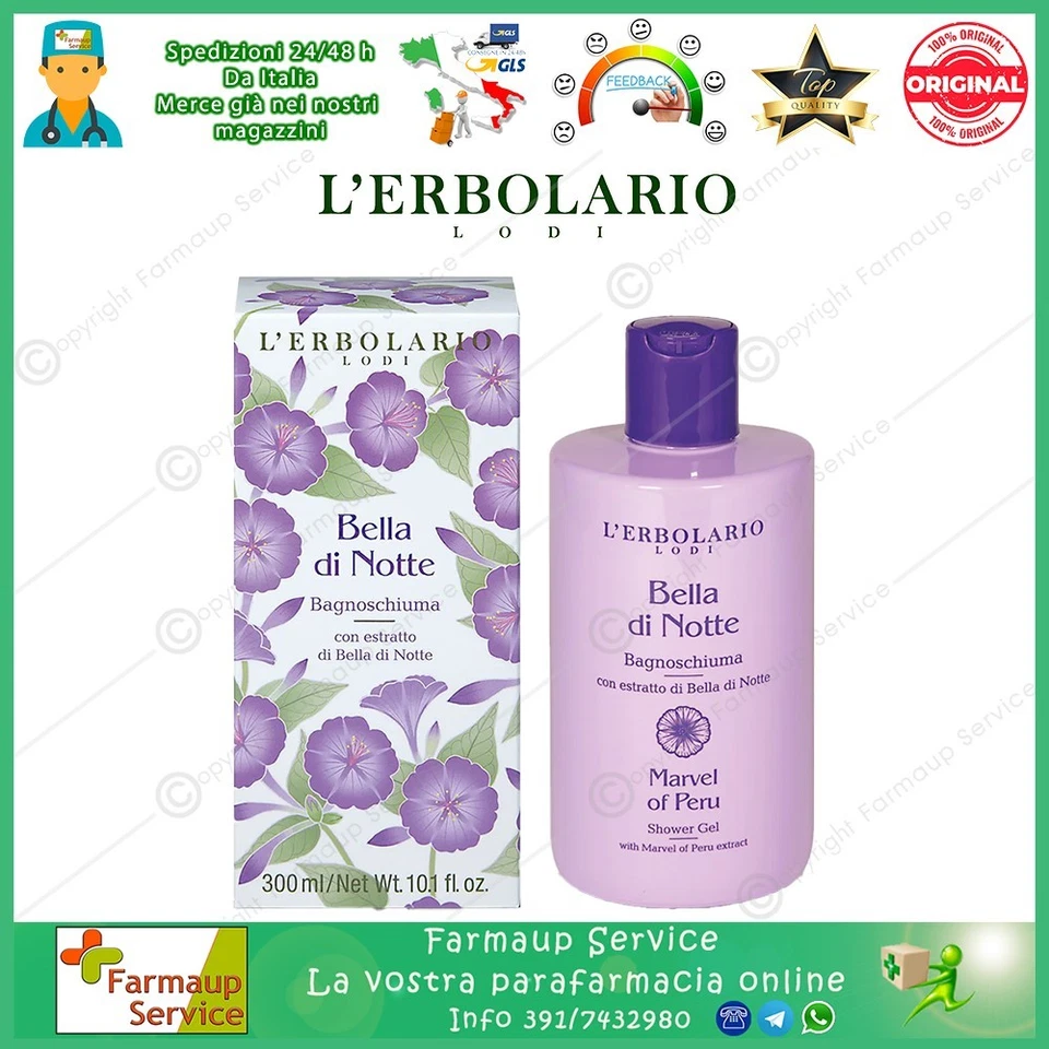 L' Erbolario Bella di Notte Bagnoschiuma 300 ml
