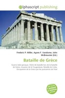 Frederic P. Miller (U. A.) | Bataille De GrèCe | Taschenbuch | FranzöSisch