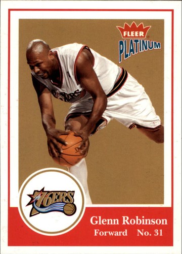 2003 Fleer Platinum Glenn Robinson #95 card