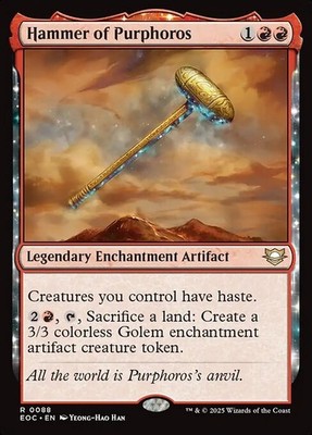 Hammer of Purphoros 88 R Normal EOC MTG NM
