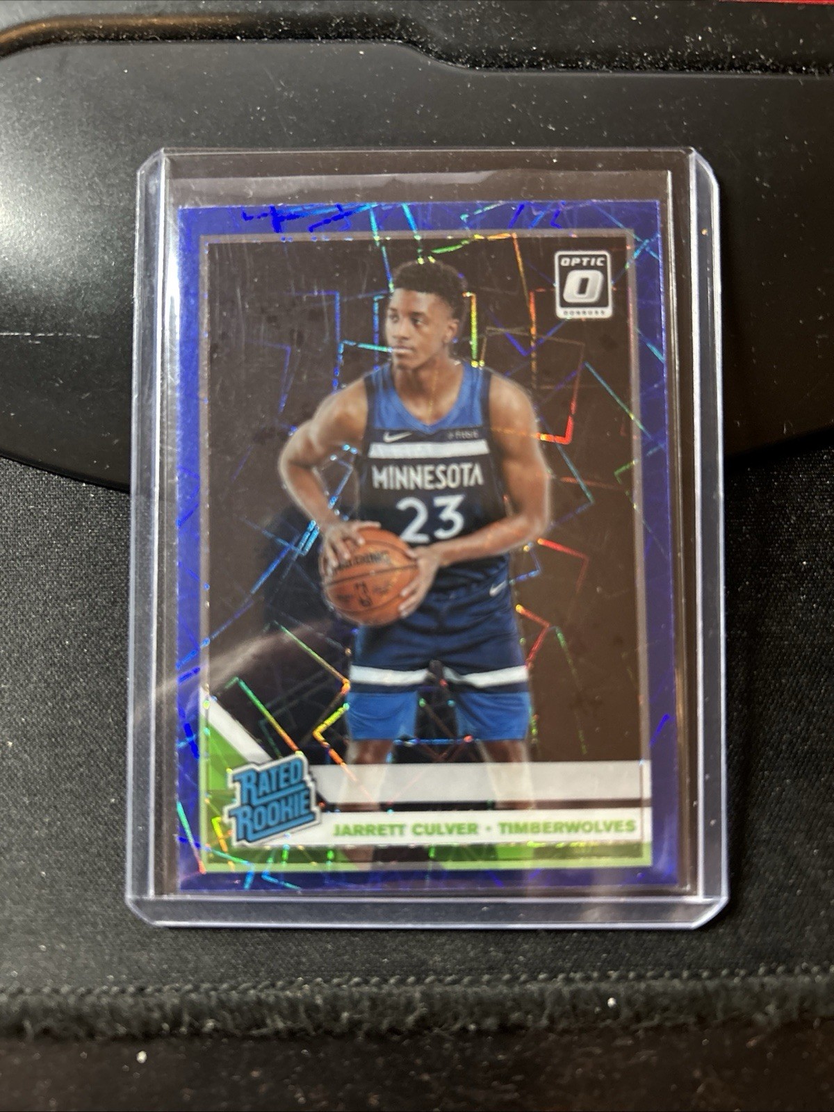 Jarrett Culver Donruss Optic 19-20 #160 Blue Velocity Rookie RC Bi
