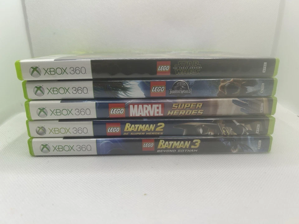 Lego Games Bundle XBOX 360 Star Wars, Jurassic Park, Marvel, Batman Completo Foto 2 de 4