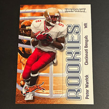 Fleer SkyBox 2000 Impact Rookies Peter Warrick Rookie #117 Bengals Card. rookie card picture