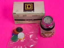 Square D 9001-KR2UH13 Push-button, Harmony 9001K, metal, recessed, 7 colours
