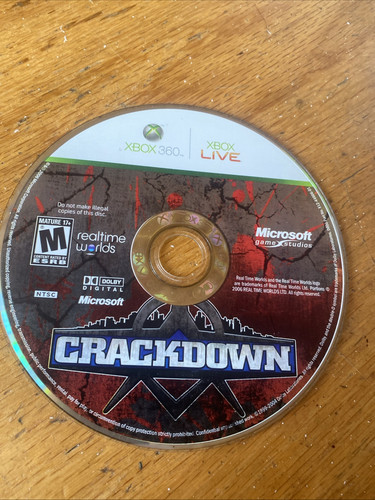 Crackdown (Microsoft Xbox 360, 2007) Disc Only - Picture 1 of 2
