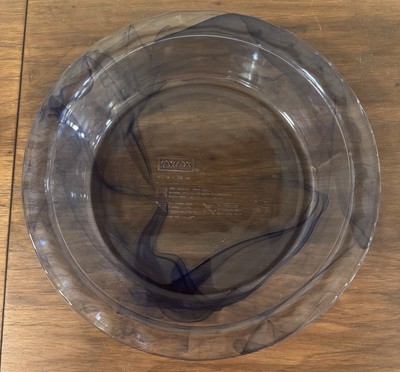 Pyrex BLUE LAGOON Deep Dish Pie Plate Watercolor Collection  71160104280|