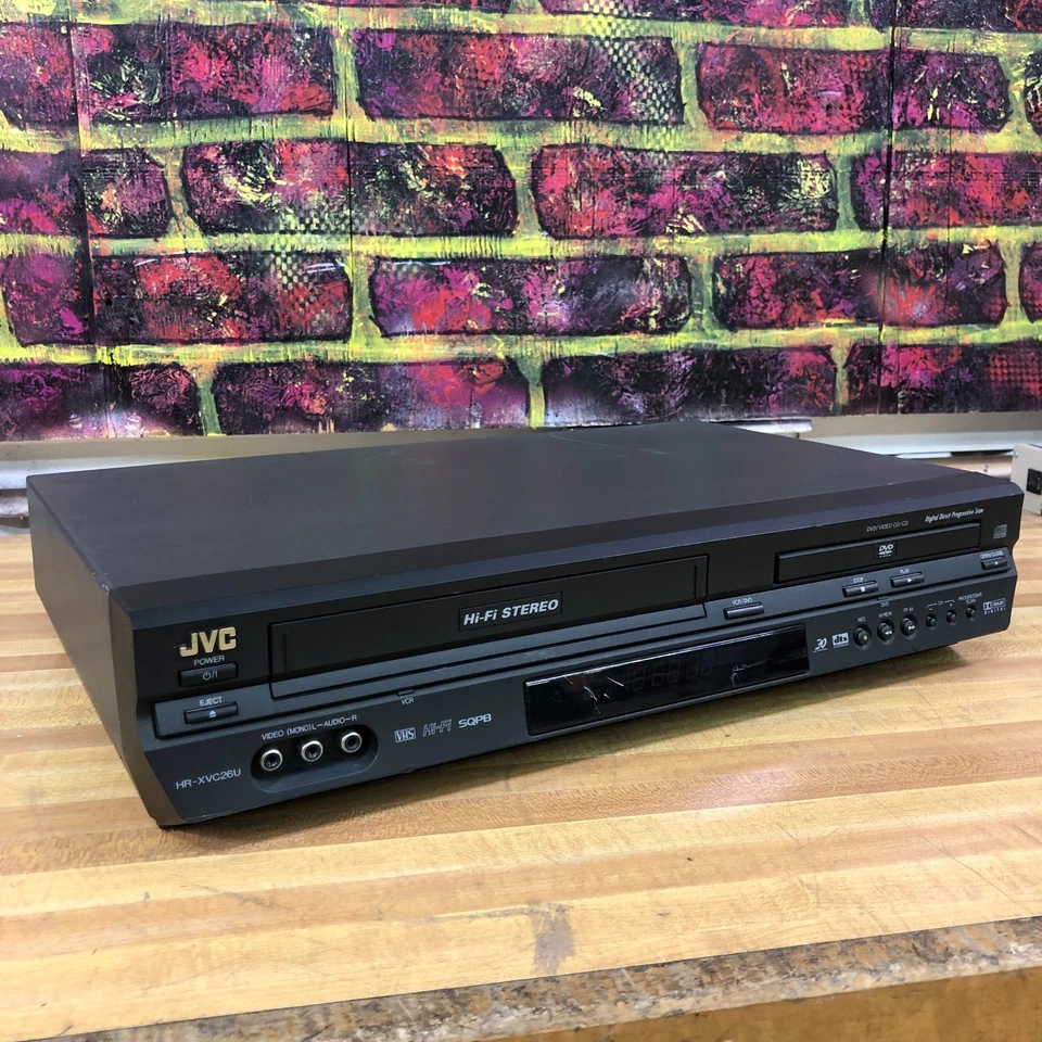 JVC HR-XVC26U DVD VHS VCR Combo Hi-Fi Stereo Video Cassette Recorder Tested  - Image 3 of 4