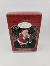 Hallmark Keepsake New Christmas Friend Santa Ornament 1998