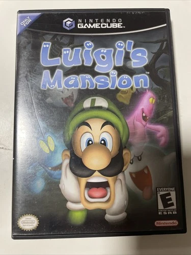 Luigi's Mansion Player's Choice Nintendo GameCube 2001 Disc W/ Case And Booklet