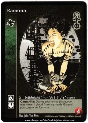 Ramona Gangrel Anarchs V:TES VTES Vampire CCG