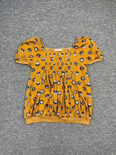 Issey Miyake, Vintage Ne-Net by Issey Miyake Women Top Blouse Dress Yellow Size M