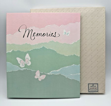 Vintage Hallmark Scrapbook Photo Album Memories 48pgs Butterflies Boxed 1982 NEW