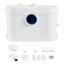 Uimoso Macerator Disposal Pump Basement Macerator Pump 700W with 3 Water Inlets