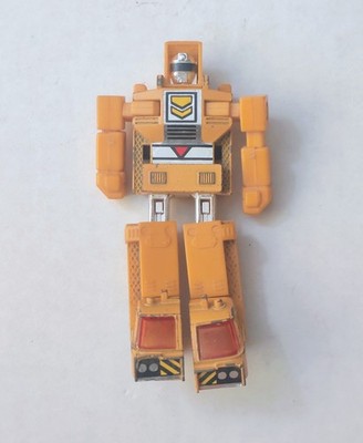VTG Bandai 1983 GoBots Crain Brain Orange Construction Figure MR-24 Japan 
