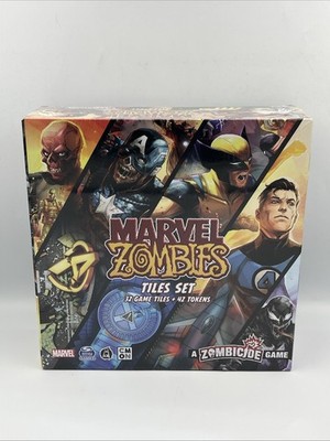 Marvel Zombies Tiles Set CMON Zombicide Kickstarter Excl Factory Sealed 