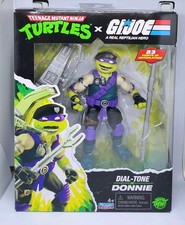 Playmates Teenage Mutant Ninja Turtles x G.I. Joe Dial-Tone x Donnie Figure