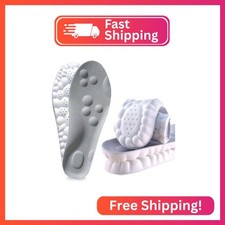 2 Pair 4D Cloud Technology Insole Super Soft Comfort Insoles U-Shape Memory Fo