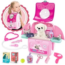 Girl Toys Gifts for 2 3 4 5 6 Years Old, Toddler Girl Toys, Pet Care Pretend ...