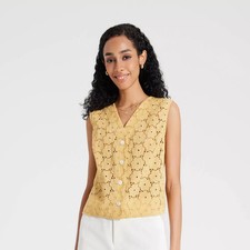 Women Eyelet Vest - A New Day