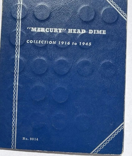 1916-1945 Mercury Dime Collection Nearly Complete, 67 COINS.