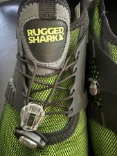 RUGGED SHARK Activewear Athletic Water Shoes WaterX Men's Drainag Sz 9M Read 
