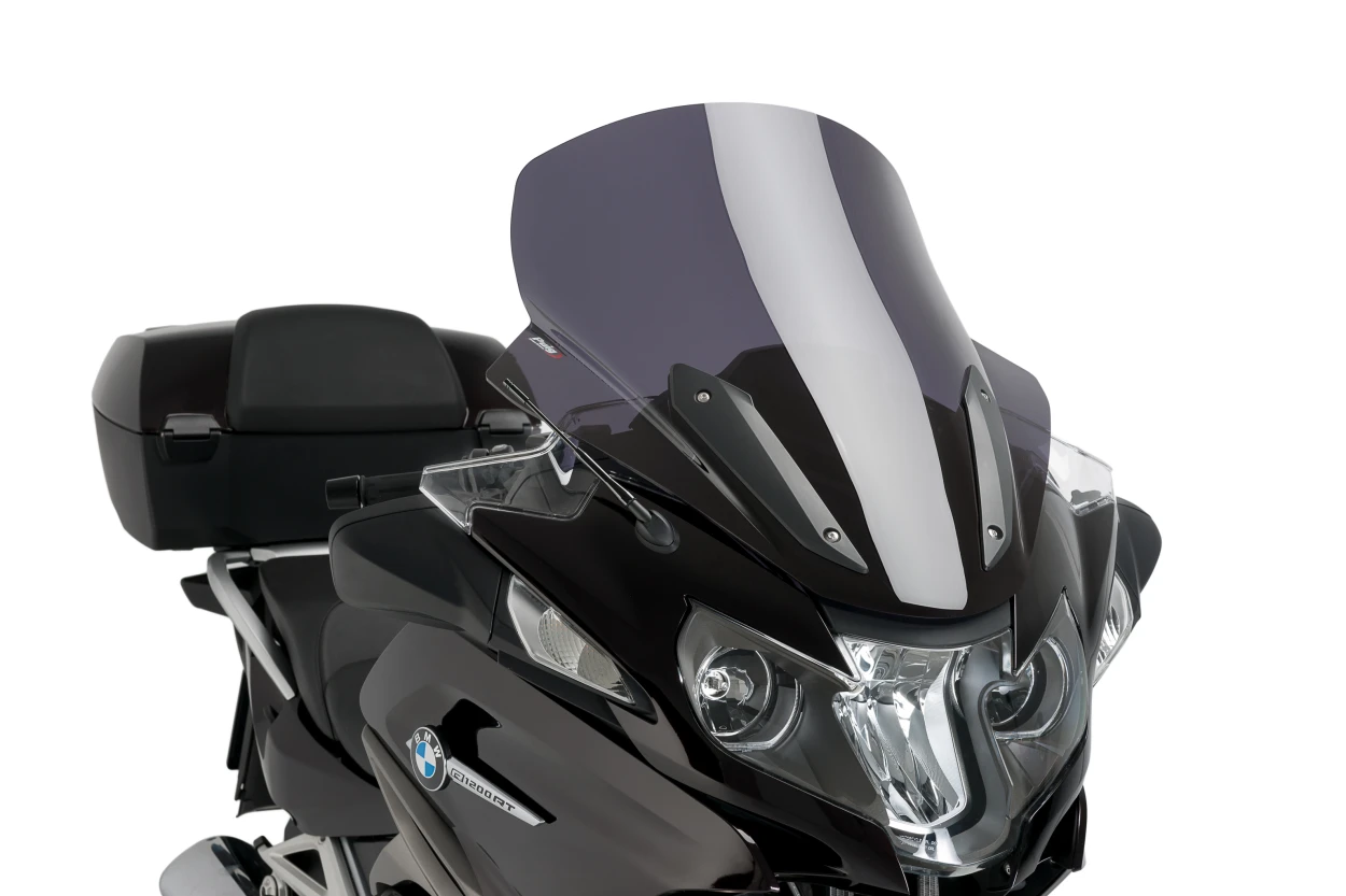 Puig Touring Screen Windshield Deflector Dark Smoke BMW R1200 RT 2014 - 2024