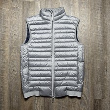 Armani Exchange Women's Quilted Micro Puffer Packable Vest Small Double Zipper